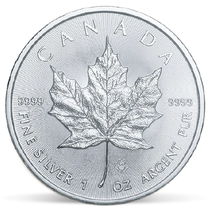 Canadian Maple Leaf Silver coin