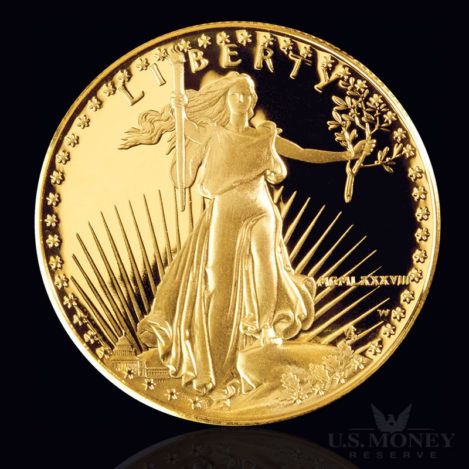 Roman Numeral Gold Proof Coin