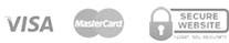 Visa, MasterCard, Secure Website
