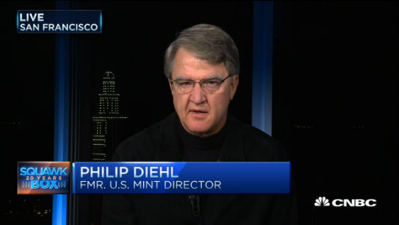 Philip Diehl on CNBC as shares his thoughts about ending the minting of the penny