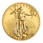 2015 gold american eagle coin front