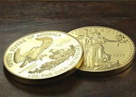 Reverse and obverse design of Gold American Eagle Coin