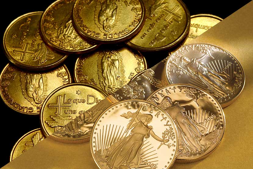 Gold rounds vs Gold American Eagle coins