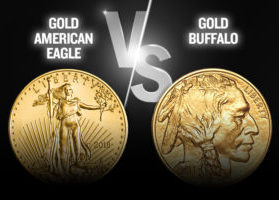Gold American Eagle vs Gold Buffalo Coin