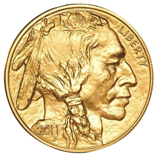 1 oz. gold American buffalo coin front