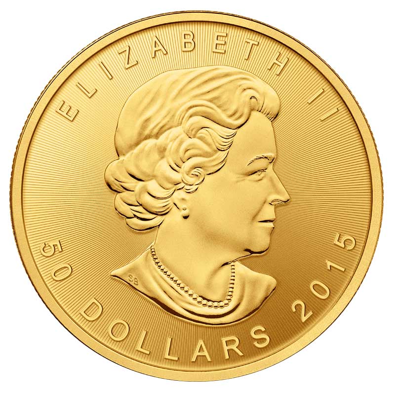24 Karat vergoldet Medaille–Canada,Eagle Coin 40mm 1oz 50 Dollar Maple Leaf 