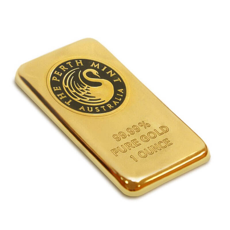 Perth Mint 1 oz. Gold Bar Buy Gold Bars U.S. Money Reserve