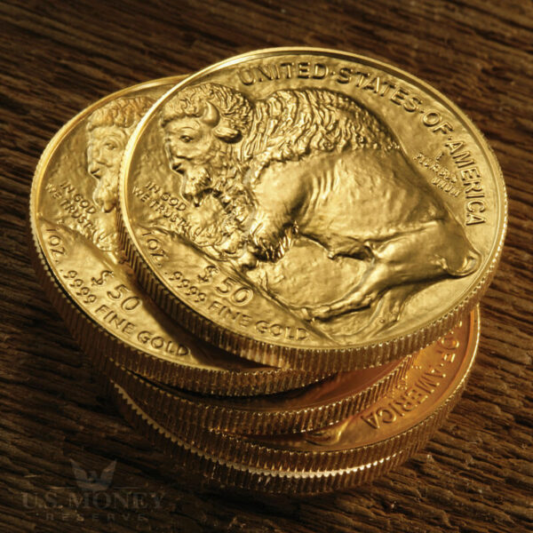 Proof gold American buffalo coins