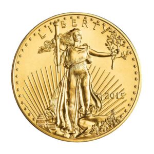 1/4 oz. Gold American Eagle coin front