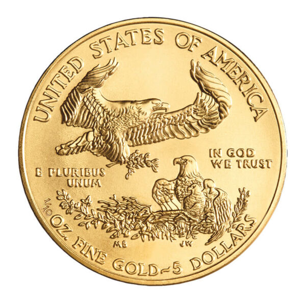 Gold American Eagle reverse