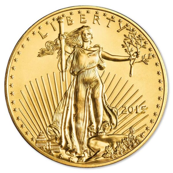 Gold American Eagle coin front