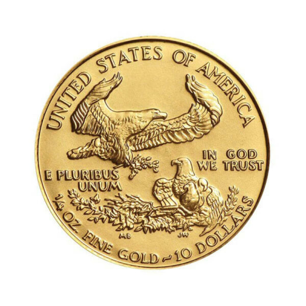 1/2 oz. Gold American Eagle coin back
