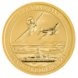 Pearl Harbor 75th Anniversary Gold Coin