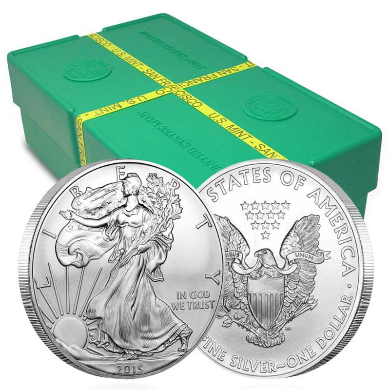 Silver American Eagles Monster Box | Low Price | U.S. Money Reserve