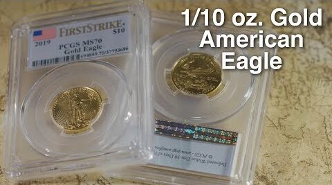 1/10 oz. Gold American Eagle Certified First Strike MS-70