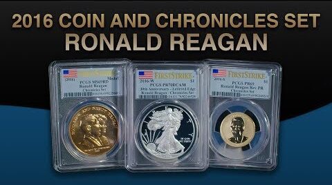 2016 Ronald Reagan Coin & Chronicles Set (PCGS First Strike) Video