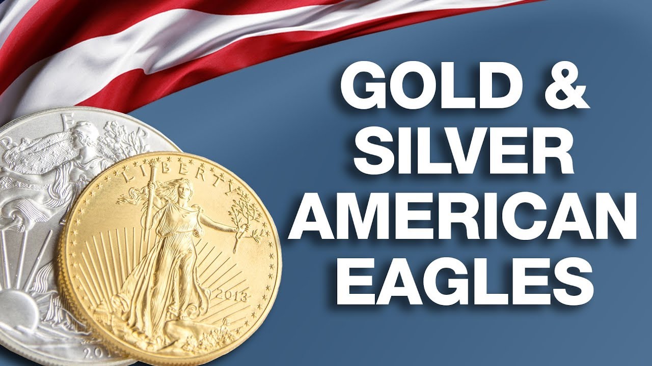 gold and silver american eagle coins