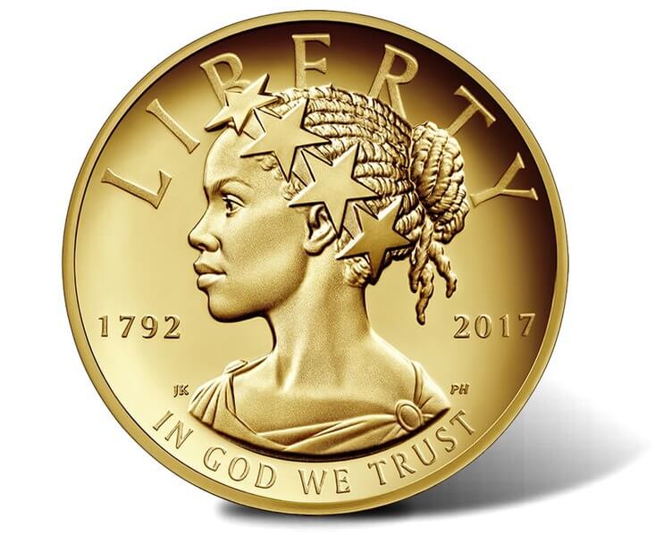 2017 W 100 American Liberty 225th Anniversary Gold Coin Obverse
