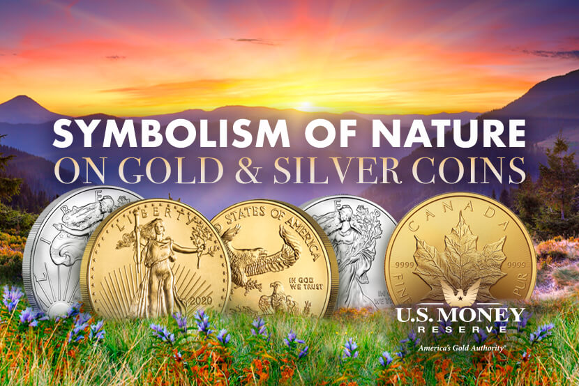 Symbolism of Nature on Gold and Silver Coins