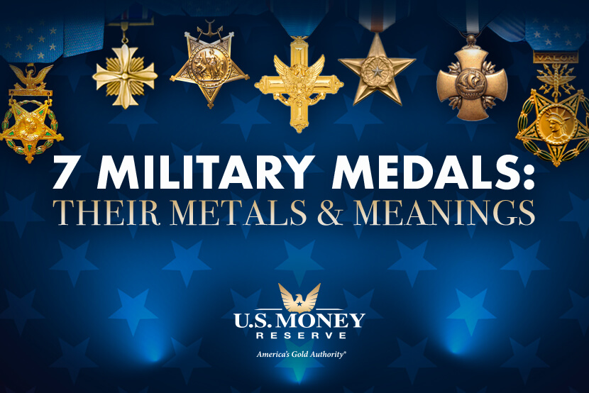 The Metals & Meanings Behind 7 Military Medals