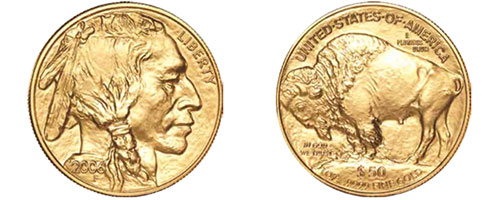 Gold American Buffalo Coins