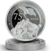 Two-Ounce Silver Iwo Jima Coin reverse