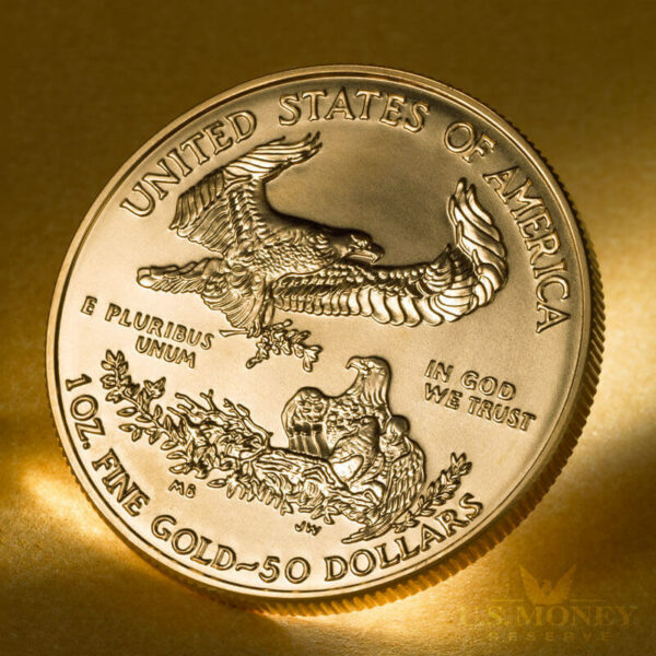 1 oz. Gold American Eagle reverse