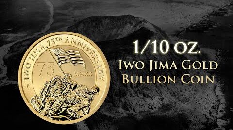 1/10th oz Iwo Jima Gold Bullion Coin