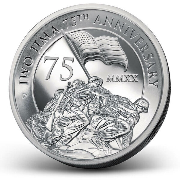 Iwo Jima proof silver coin