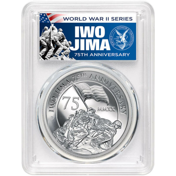 Iwo Jima 75th Anniversary Proof silver coin