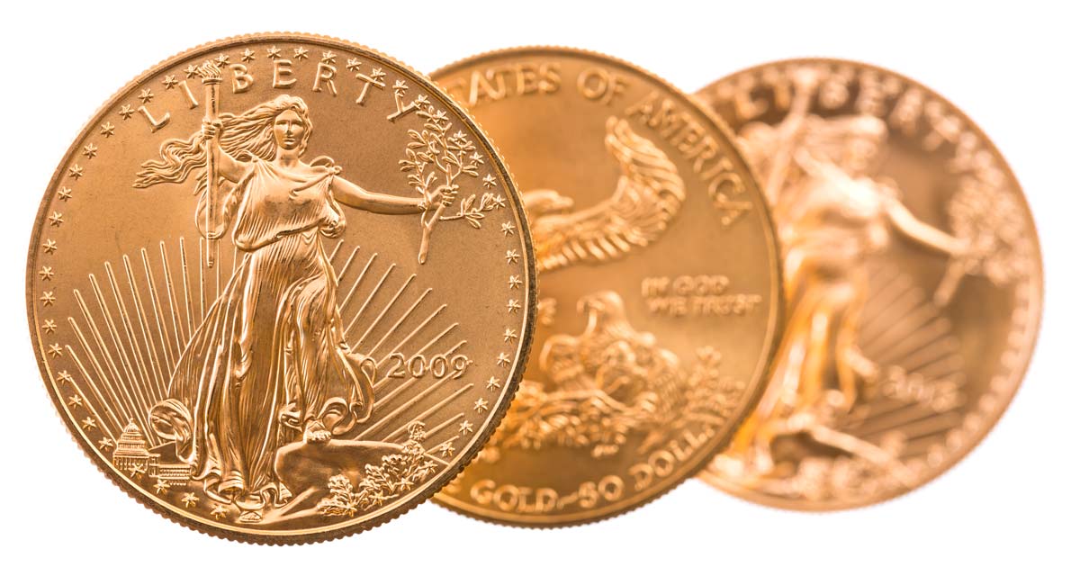 Gold American Eagle - 3 Coins