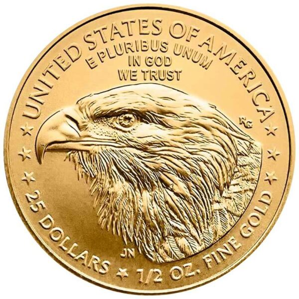 2022 1/2oz Gold American Eagle Reverse