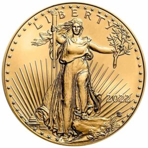 2022 1/4 oz Gold American Eagle Coin Obverse