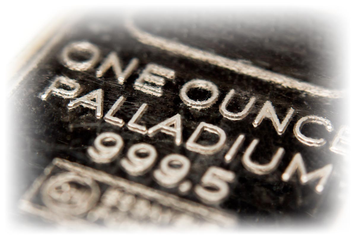 One-ounce palladium bar