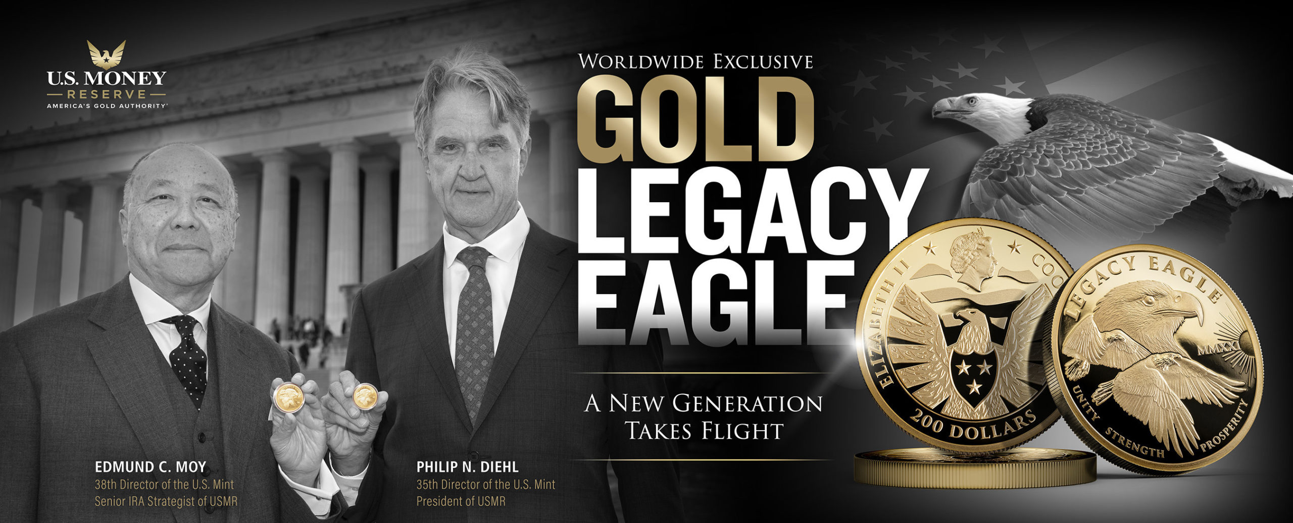 U.S. MONEY RESERVE ANNOUNCES IRA PARTNERSHIP WITH THE U.S. NAVY MEMORIAL AND DEBUTS EXCLUSIVE LEGACY EAGLE GOLD AND SILVER COINS