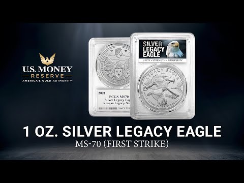 [VIDEO] 1 Oz. Silver Legacy Eagle Coin PCGS MS-70 (First Strike)
