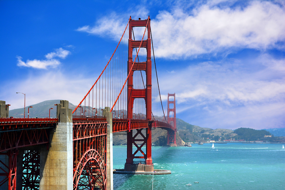 The Golden Gate Bridge in San Francisco, California