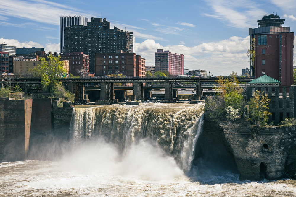 The High Falls in Rochester, New York