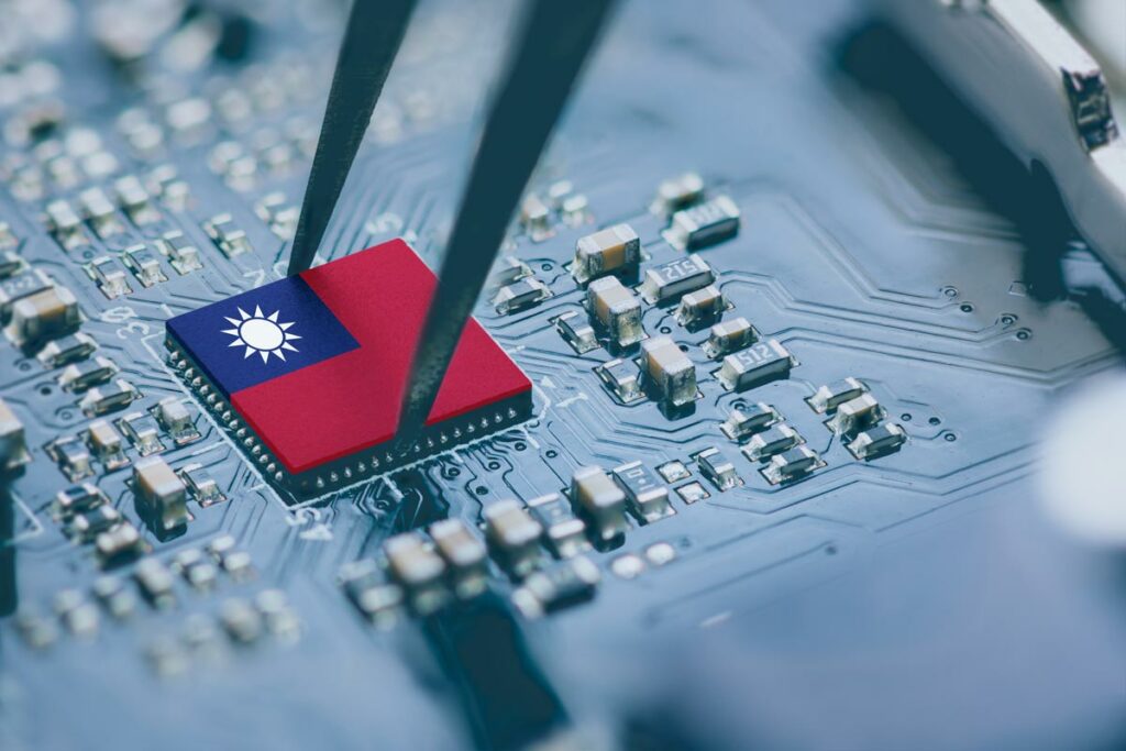 Taiwan is a major producer of semiconductor chips